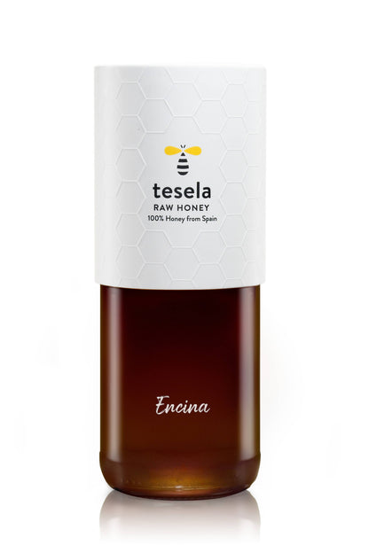 TESELA Premium Pure Oak Bee Honey 320g
