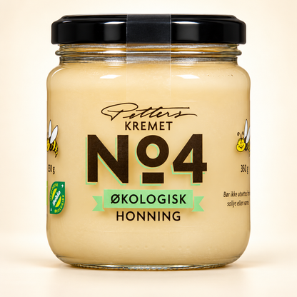 Organic creamed honey
