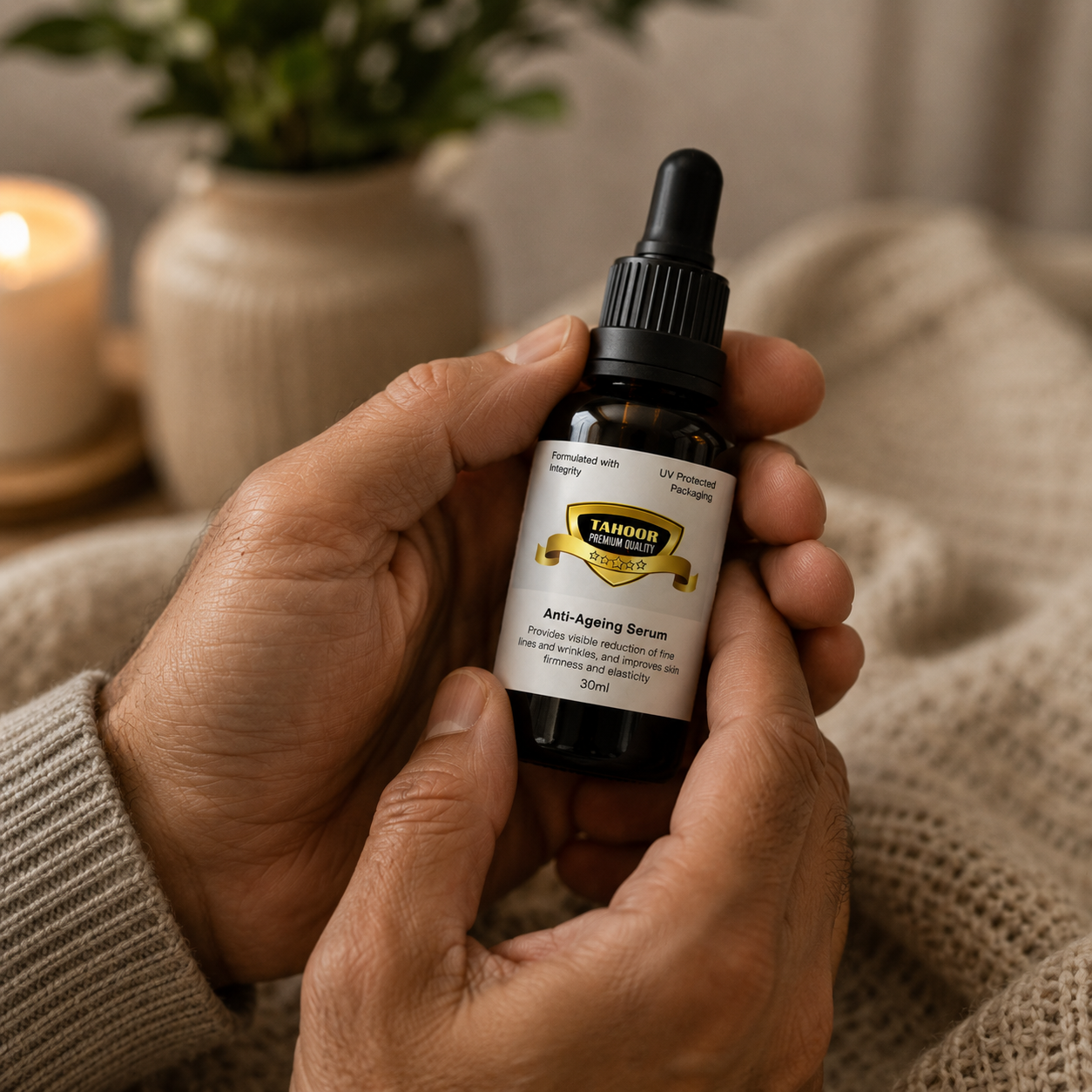 Tahoor Anti-Aging Serum – Radiant, Natural Skin