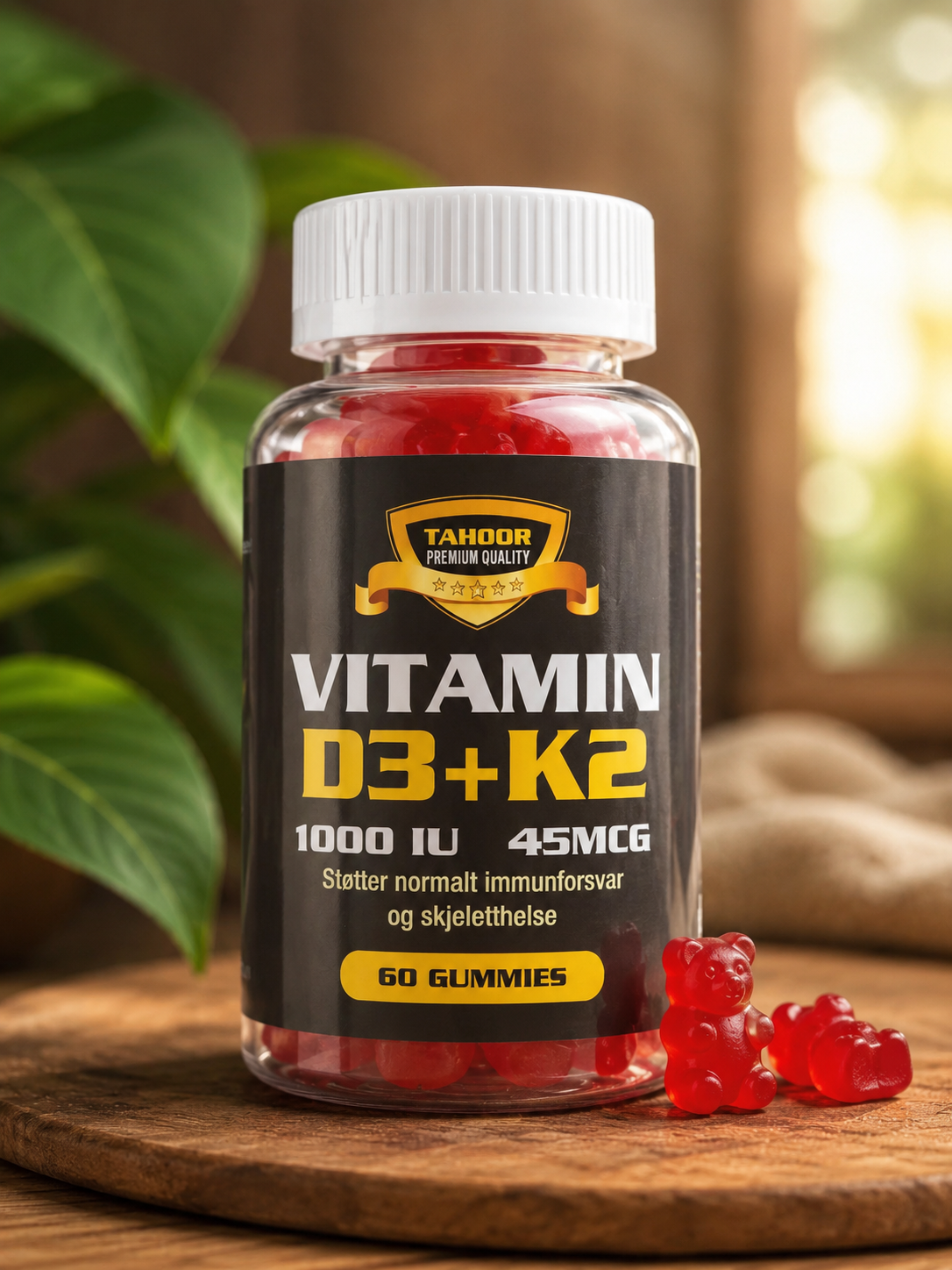 Vitamin D3 + K2 Gummies 60 Gummies