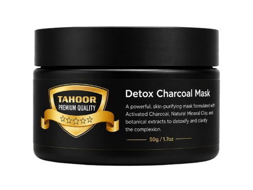 Detox Charcoal Face Mask – Deep Cleansing & Purifying Clay Mask (100g)