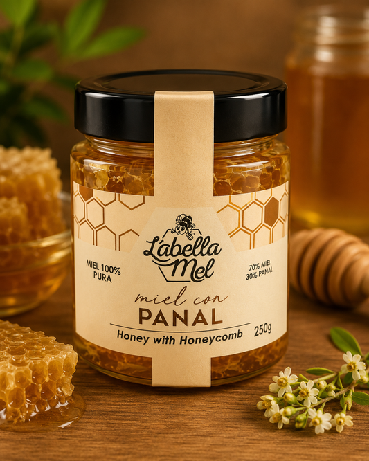 Honey with honeycomb - 250g