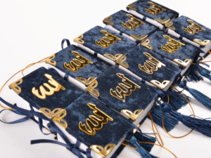 Dark Blue Mini Quran (Arabic) – Elegant Pocket-Size Edition