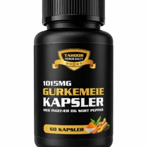 Turmeric capsules with ginger and black pepper
