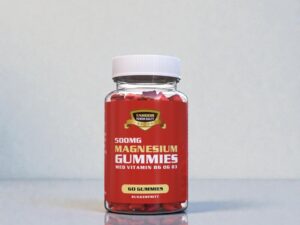 Magnesium Gummies 500mg – Med Vitamin B6, D3, Q10 & Safran (60 stk)